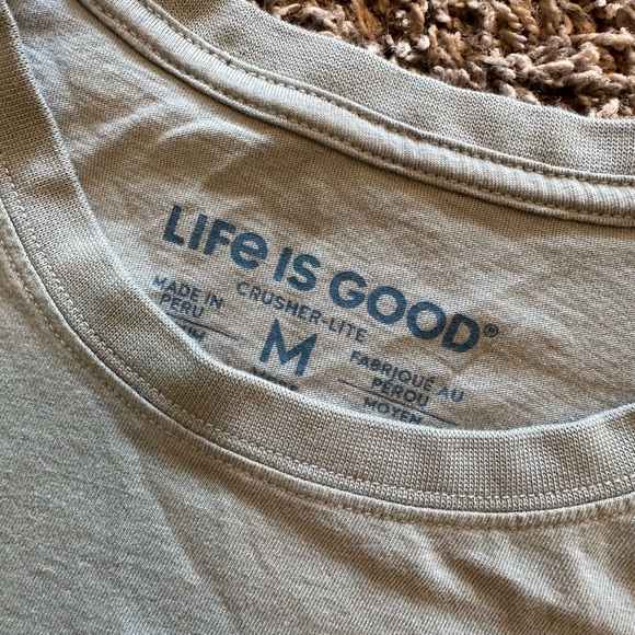 Life is Good Avocado Boat Shirt - Picture 2 of 3